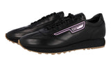 Prada Men's Black Leather Milano 70 Sneaker 2EG286