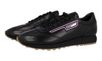 Prada Men's Black Leather Sneaker 2EG286