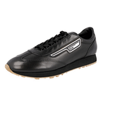 Prada Men's Black Leather Milano 70 Sneaker 2EG286