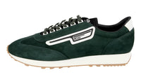 Prada Men's Green Leather Milano 70 Sneaker 2EG286