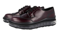 Prada Men's Brown Full Brogue Leather Derby Air Sole Business Shoes 2EG299