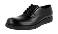 Prada Men's 2EG300 B4L F0002 Brushed Spazzolato Leather Business Shoes