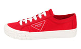 Prada Men's Red Cassetta Wheel Sneaker 2EG302