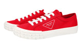 Prada Men's Red Cassetta Wheel Sneaker 2EG302