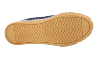 Prada Men's Blue Cassetta Wheel Espadrilles Platform Sneaker 2EG305