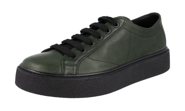 Prada Men's 2EG310 999 F0YYY Leather Sneaker