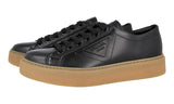 Prada Men's Black Leather Sneaker 2EG310