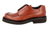 Prada Men's Brown welt-sewn Leather Runway Bulky Business Shoes 2EG311