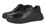 Prada Men's Black Brushed Spazzolato Leather Sneaker 2EG312