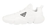 Prada Men's White Techno Stretch Sneaker 2EG314