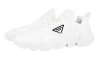 Prada Men's White Techno Stretch Sneaker 2EG314