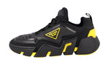 Prada Men's Black Neoprene Techno Stretch Sneaker 2EG314