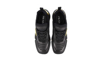 Prada Men's Black Neoprene Techno Stretch Sneaker 2EG314