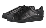 Prada Men's Black Leather Superstar Sneaker 2EG321