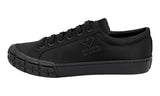 Prada Men's Black Cassetta Wheel Sneaker 2EG323