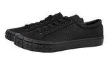 Prada Men's Black Cassetta Wheel Sneaker 2EG323