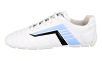 Prada Men's White Leather Rev Sneaker 2EG325