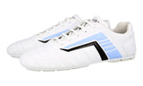 Prada Men's White Leather Rev Sneaker 2EG325