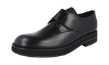 Prada Men's 2EG334 B4L F0002 Brushed Spazzolato Leather Business Shoes
