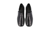 Prada Men's Black Brushed Spazzolato Leather Business Shoes 2EG334