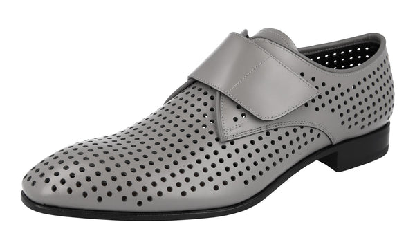 Prada Men's 2EG340 999 F073E Leather Business Shoes