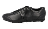 Prada Men's Black Leather Monte Carlo Sneaker 2EG344