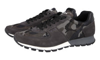 Prada Men's Grey Camouflage Sneaker 2EG346