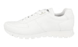 Prada Men's White Leather Matchrace Sneaker 2EG346