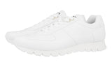 Prada Men's White Leather Matchrace Sneaker 2EG346