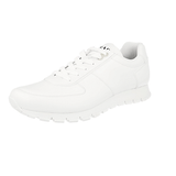 Prada Men's White Leather Matchrace Sneaker 2EG346