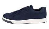 Prada Men's Blue Leather Downtown Sneaker 2EG352