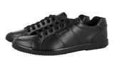 Prada Men's Black Leather Sneaker 2EG355