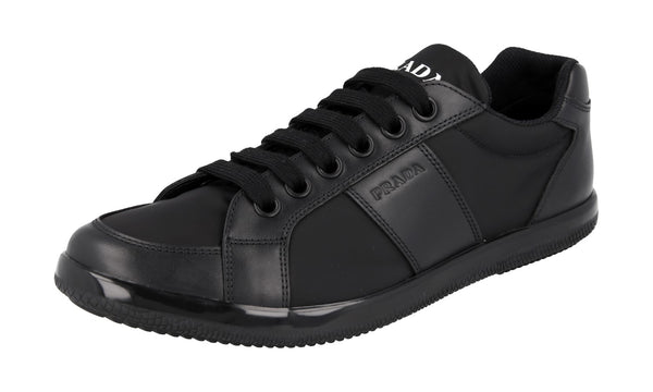 Prada Men's 2EG355 OMG F0002 Leather Sneaker
