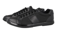 Prada Men's Black Leather Sneaker 2EG355