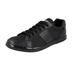 Prada Men's Black Leather Sneaker 2EG355