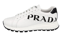 Prada Men's White Leather Prax01 Sneaker 2EG364