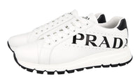 Prada Men's White Leather Prax01 Sneaker 2EG364