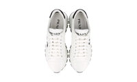 Prada Men's White Leather Prax01 Sneaker 2EG364