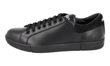 Prada Men's Black Leather Downtown Sneaker 2EG370