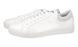 Prada Men's White Leather Downtown Sneaker 2EG374
