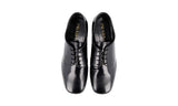 Prada Men's Black Leather Platform Lace-up Shoes 2EG379