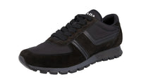 Prada Men's 2EG382 OQT F0002 Leather Sneaker