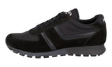 Prada Men's Black Leather Matchrace Sneaker 2EG382