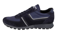 Prada Men's Blue Leather Matchrace Sneaker 2EG382