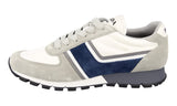 Prada Men's Grey Leather Matchrace Sneaker 2EG382