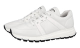 Prada Men's White Leather Prax01 Sneaker 2EG383