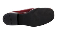 Prada Men's Brown Leather Derby Plateau Business Shoes 2EG384