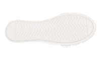 Prada Men's White Leather Casesetta Wheel Sneaker 2EG393