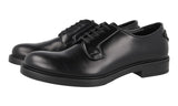 Prada Men's Black welt-sewn Leather Derby Business Shoes 2EG394