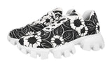 Prada Men's Black Cloudbust Thunder Flower Sneaker 2EG404